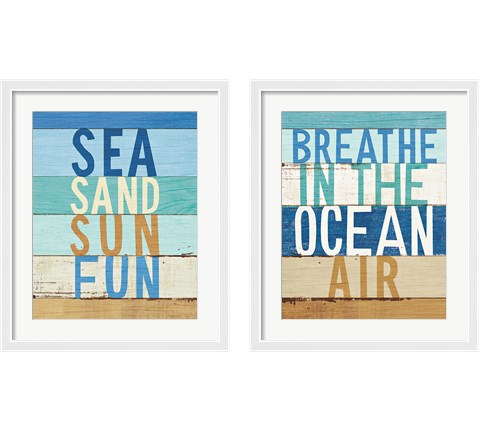 Beachscape Inspiration 2 Piece Framed Art Print Set by Michael Mullan