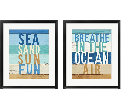 Beachscape Inspiration 2 Piece Framed Art Print Set by Michael Mullan