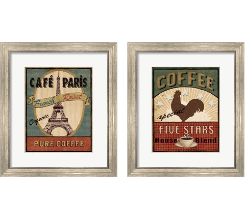 Coffee 2 Piece Framed Art Print Set by Daphne Brissonnet