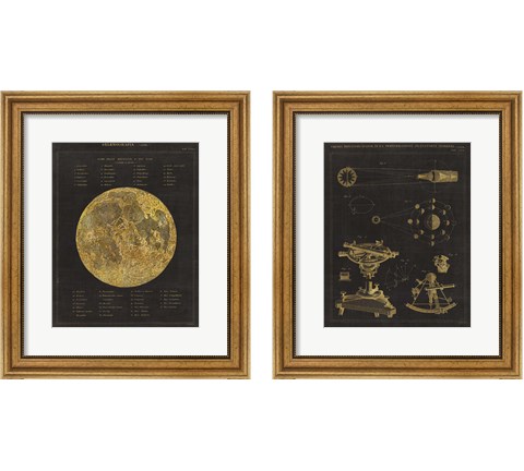 Astronomical 2 Piece Framed Art Print Set by Wild Apple Portfolio