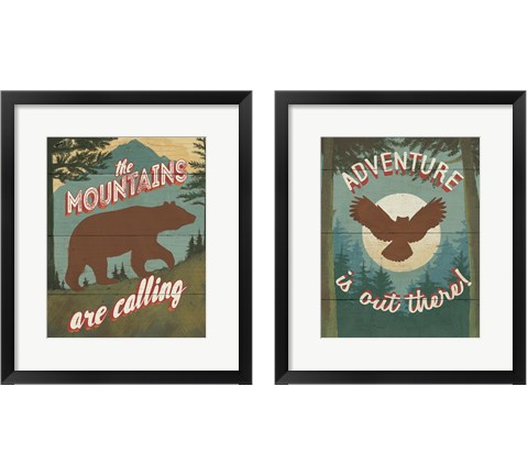 Discover the Wild 2 Piece Framed Art Print Set by Janelle Penner