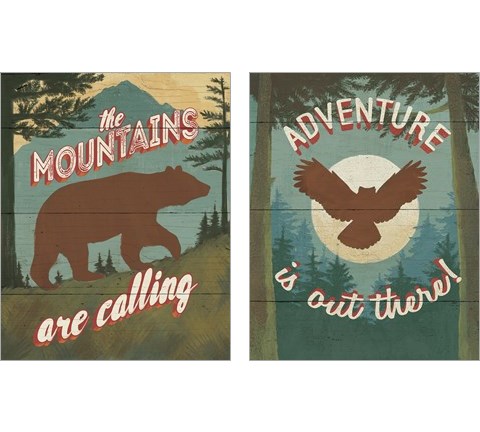 Discover the Wild 2 Piece Art Print Set by Janelle Penner