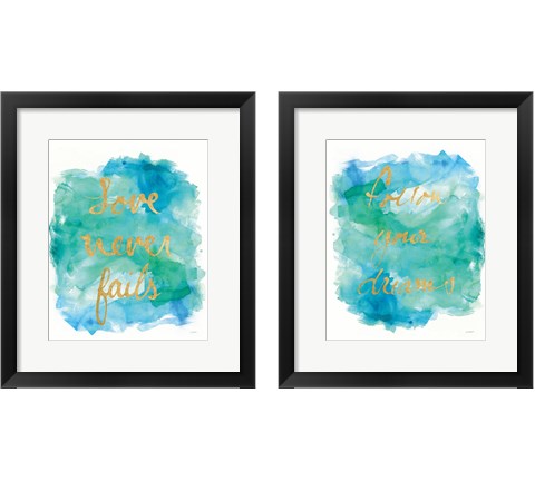 Sea Glass Saying 2 Piece Framed Art Print Set by Mike Schick