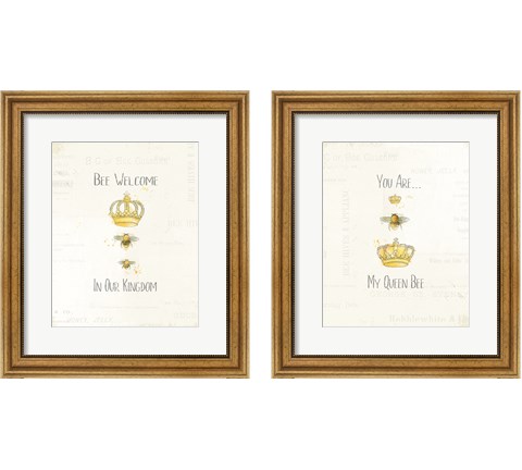 Bee and Bee  2 Piece Framed Art Print Set by Katie Pertiet