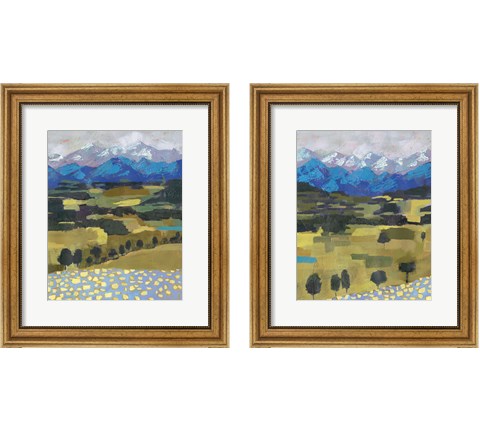 Alpine Impression 2 Piece Framed Art Print Set by Victoria Borges