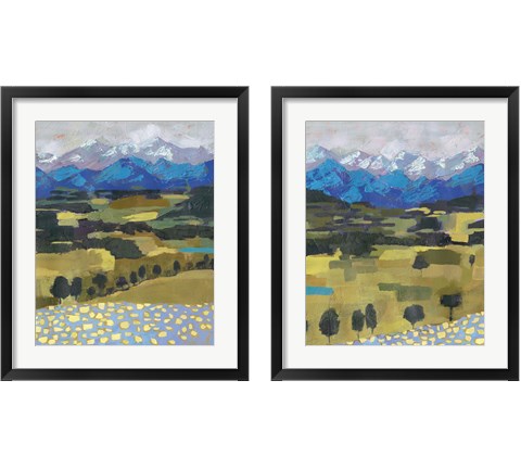 Alpine Impression 2 Piece Framed Art Print Set by Victoria Borges
