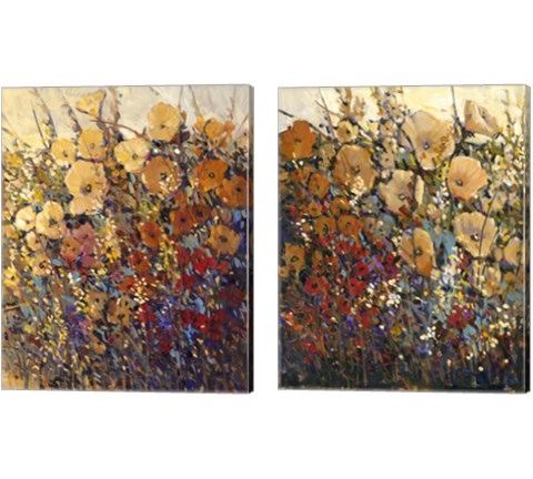Bright & Bold Flowers 2 Piece Canvas Print Set by Timothy O'Toole