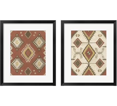 Non-Embellished Native Design 2 Piece Framed Art Print Set by Megan Meagher