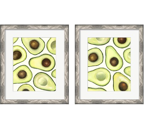 Avocado Arrangement 2 Piece Framed Art Print Set by Victoria Borges