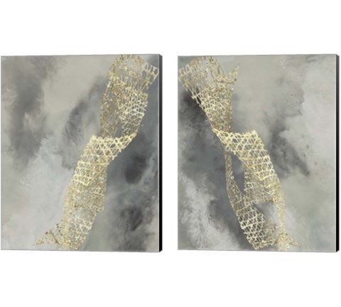 Cloud Matrix 2 Piece Canvas Print Set by Jennifer Goldberger