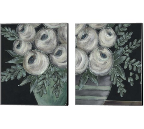 Greenhouse Bouquet 2 Piece Canvas Print Set by Regina Moore