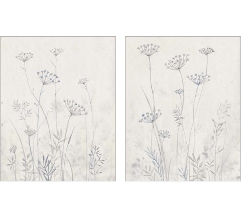 Neutral Queen Anne's Lace 2 Piece Art Print Set by Timothy O'Toole