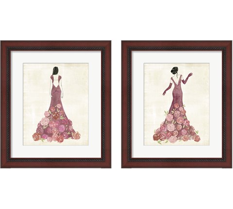 Garland Gown 2 Piece Framed Art Print Set by Grace Popp