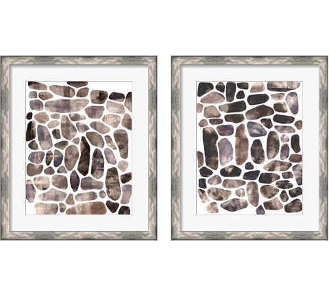 Stepping Stones 2 Piece Framed Art Print Set by Emma Scarvey