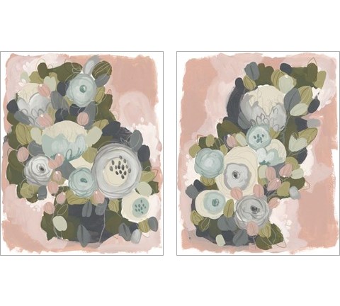 Blossom Cascade 2 Piece Art Print Set by June Erica Vess