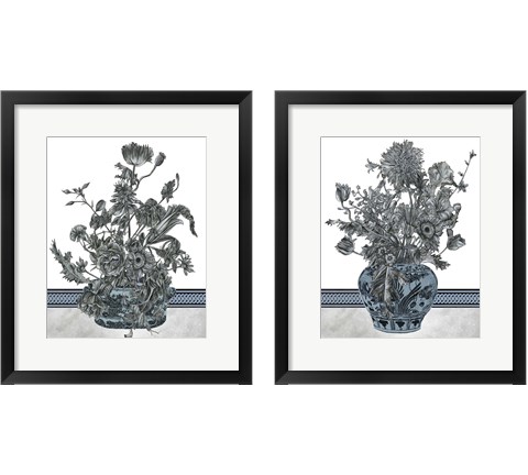 Bouquet in China 2 Piece Framed Art Print Set by Melissa Wang