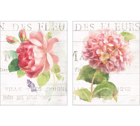 Maison Des Fleurs 2 Piece Art Print Set by Danhui Nai