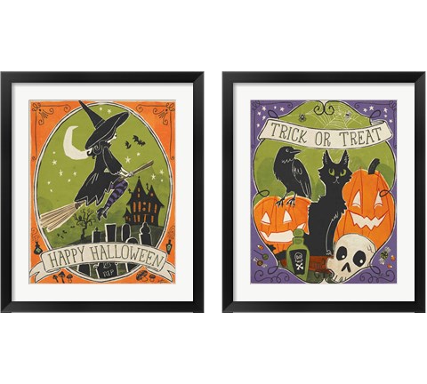 Stay Creepy 2 Piece Framed Art Print Set by Janelle Penner