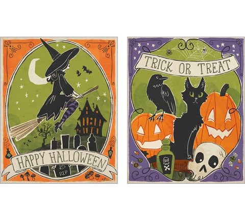 Stay Creepy 2 Piece Art Print Set by Janelle Penner