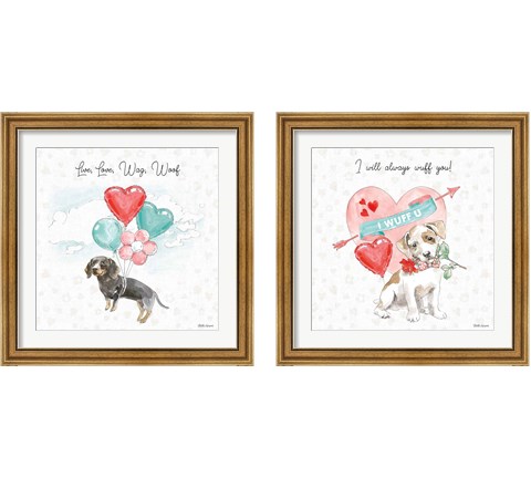 Paws of Love 2 Piece Framed Art Print Set by Beth Grove