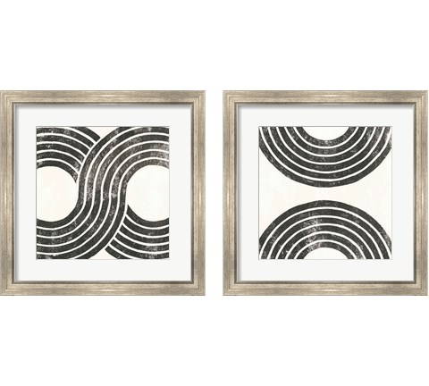 Over the Rainbow BW 2 Piece Framed Art Print Set by Moira Hershey