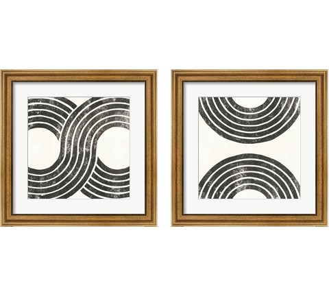 Over the Rainbow BW 2 Piece Framed Art Print Set by Moira Hershey