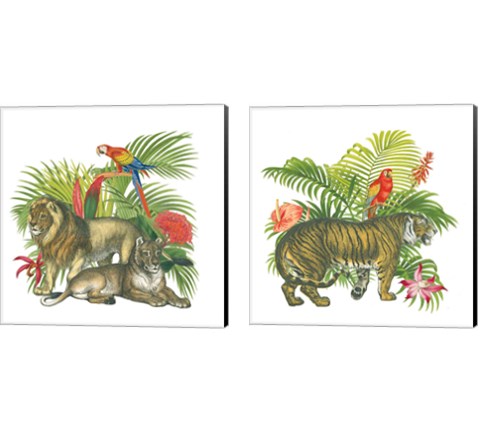 In the Jungle 2 Piece Canvas Print Set by Wild Apple Portfolio