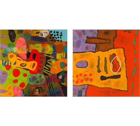 Conversations in the Abstract 2 Piece Art Print Set by Downs