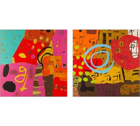 Conversations in the Abstract 2 Piece Art Print Set by Downs