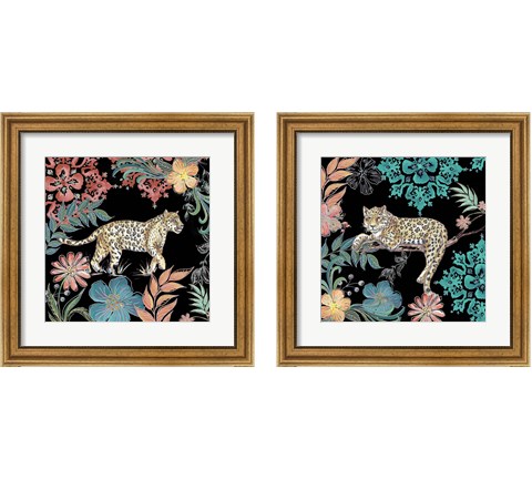 Jungle Exotica Leopard 2 Piece Framed Art Print Set by Tre Sorelle Studios