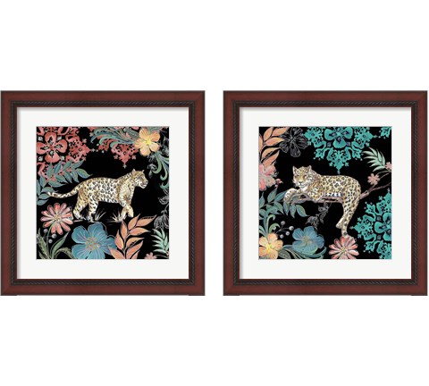Jungle Exotica Leopard 2 Piece Framed Art Print Set by Tre Sorelle Studios