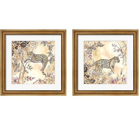 Leopard on Neutral 2 Piece Framed Art Print Set by Tre Sorelle Studios