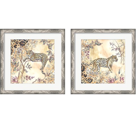 Leopard on Neutral 2 Piece Framed Art Print Set by Tre Sorelle Studios