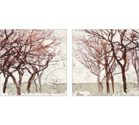 Rusty Trees 2 Piece Art Print Set by Alessio Aprile