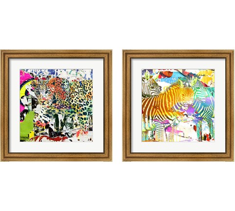 Camouflage  2 Piece Framed Art Print Set by Eric Chestier