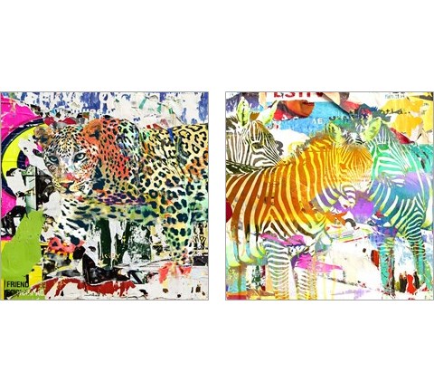 Camouflage  2 Piece Art Print Set by Eric Chestier
