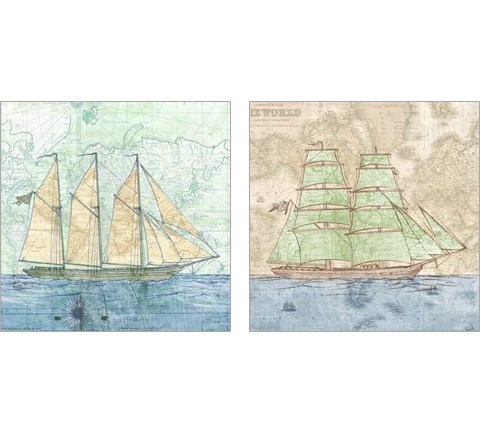 Vessel  2 Piece Art Print Set by Joannoo