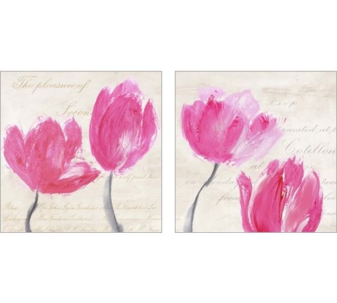 Classic Tulips 2 Piece Art Print Set by Muriel Phelipau