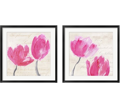 Classic Tulips 2 Piece Framed Art Print Set by Muriel Phelipau
