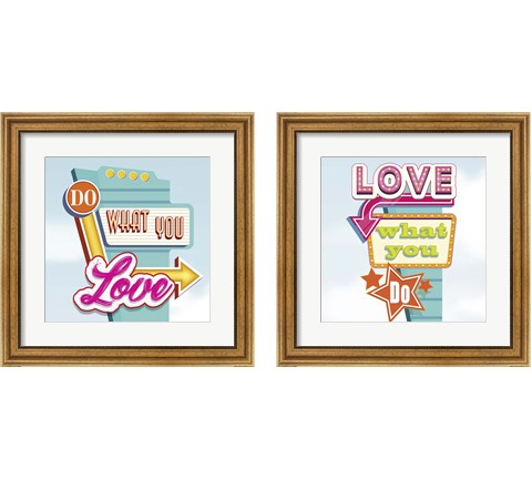 Do What You Love 2 Piece Framed Art Print Set by Steven Hill