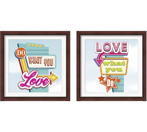 Do What You Love 2 Piece Framed Art Print Set by Steven Hill