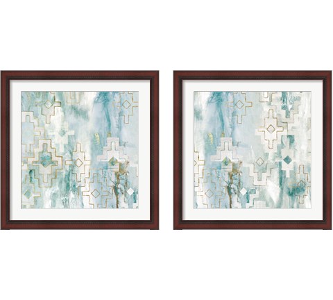 Escaping the Universe 2 Piece Framed Art Print Set by Eva Watts