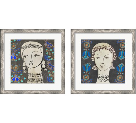 Astrea & Selene 2 Piece Framed Art Print Set by Aimee Wilson