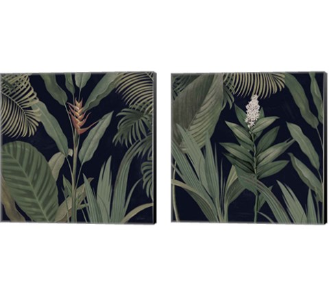 Dramatic Tropical  Light 2 Piece Canvas Print Set by Sue Schlabach