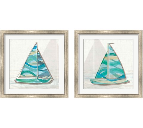 Smooth Sailing 2 Piece Framed Art Print Set by Tandi Venter