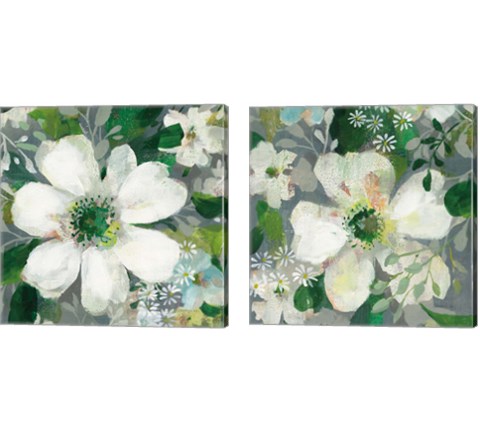 Anemone and Friends 2 Piece Canvas Print Set by Danhui Nai