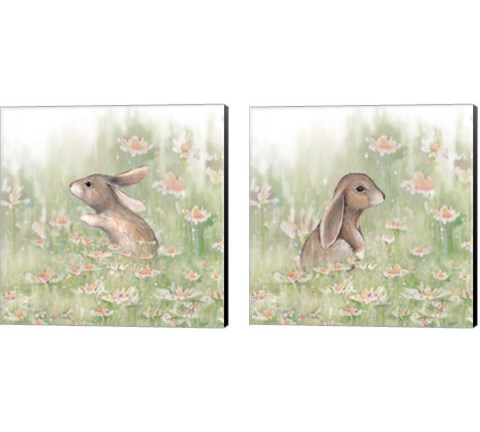 Meadow Visitor 2 Piece Canvas Print Set by Diannart