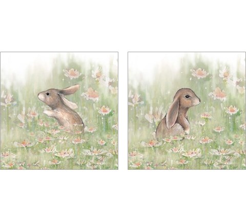 Meadow Visitor 2 Piece Art Print Set by Diannart