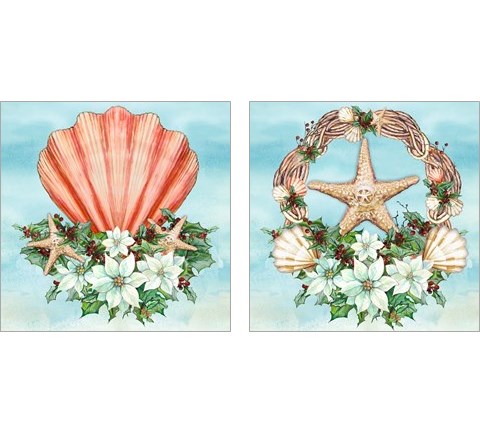 Holiday By the Sea 2 Piece Art Print Set by Diannart