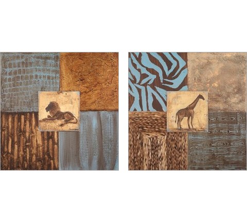 Textures of Africa 2 Piece Art Print Set by Hakimipour - Ritter